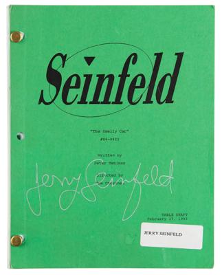 Lot #717 Jerry Seinfeld Signed Script
