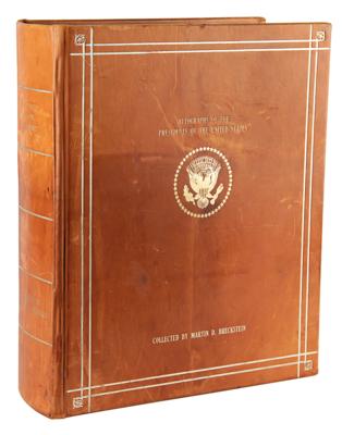 Lot #128 Dr. Martin Breckstein Presidential Collection of (41) Autographs (Washington to Clinton) - Image 1