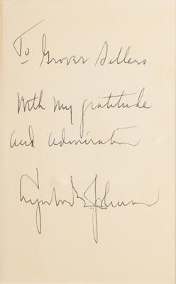 Lot #128 Dr. Martin Breckstein Presidential Collection of (41) Autographs (Washington to Clinton) - Image 36