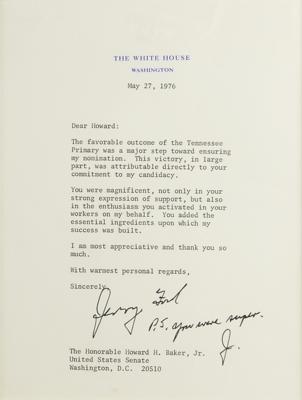 Lot #128 Dr. Martin Breckstein Presidential Collection of (41) Autographs (Washington to Clinton) - Image 37