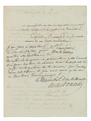 Lot #316 Napoleon Bonaparte and His Marshals Collection of (25+) Autographs - Image 17