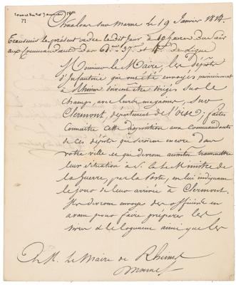 Lot #316 Napoleon Bonaparte and His Marshals Collection of (25+) Autographs - Image 22