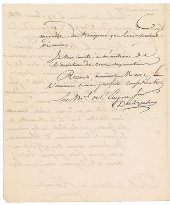 Lot #316 Napoleon Bonaparte and His Marshals Collection of (25+) Autographs - Image 23