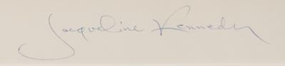 Lot #118 Jacqueline Kennedy Signed Photograph - Image 3