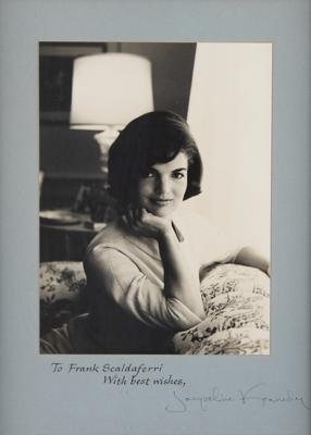 Lot #119 Jacqueline Kennedy Signed Photograph
