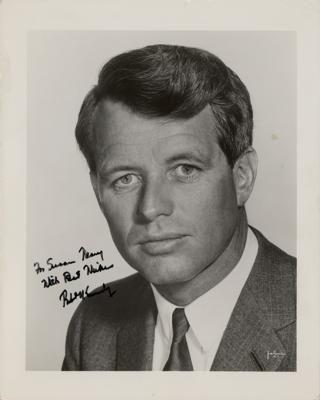 Lot #256 Robert F. Kennedy Signed Photograph