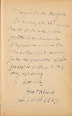 Lot #248 John F. Fitzgerald Signed Book - Image 2