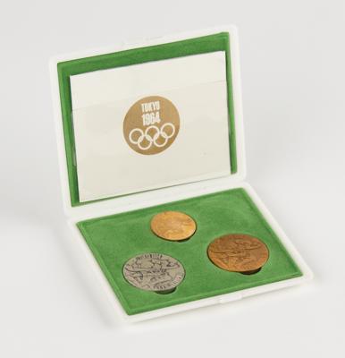 Lot #4360 Tokyo 1964 Summer Olympics Commemorative Medal Set - Image 3