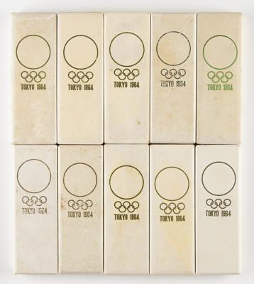 Lot #4223 Tokyo 1964 Summer Olympics (10) Badges - Image 2