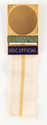 Lot #4215 Tokyo 1964 Summer Olympics 'Olympics Organizing Committee Official' Badge - Image 1