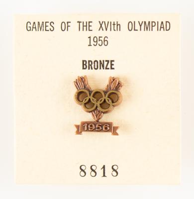 Lot #4065 Stockholm 1956 Summer Olympics Equestrian Events Bronze Winner's Medal for Show Jumping (Team) - Image 6