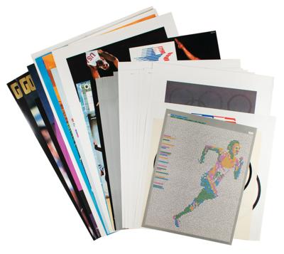 Lot #4253 Los Angeles 1984 Summer Olympics Lot of (22) Sponsor Posters - Image 1