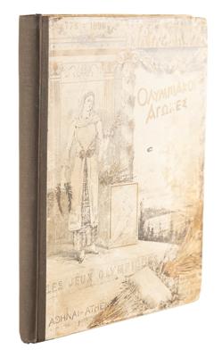 Lot #4255 Athens 1896 Olympics Official Report