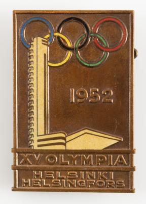 Lot #4206 Helsinki 1952 Summer Olympics Badge - Image 1