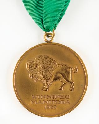 Lot #4073 Winnipeg 1967 Pan American Games Bronze Winner's Medal - Image 1