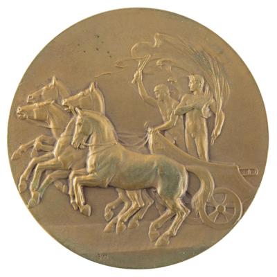 Lot #4109 London 1908 Olympics Bronze Participation Medal - Image 2