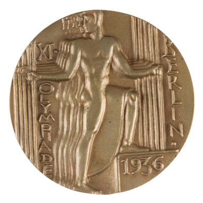 Lot #4120 Berlin 1936 Summer Olympics Participation Medal - Image 1