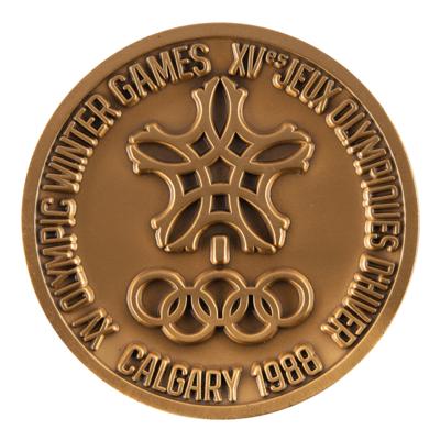 Lot #4147 Calgary 1988 Winter Olympics Participation Medal - Image 1