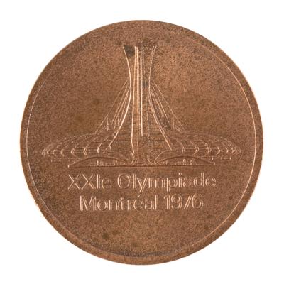 Lot #4142 Montreal 1976 Summer Olympics Copper Participation Medal - Image 1