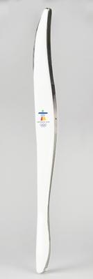 Lot #4032 Vancouver 2010 Winter Olympics Torch - From the Collection of IOC Member James Worrall - Image 1