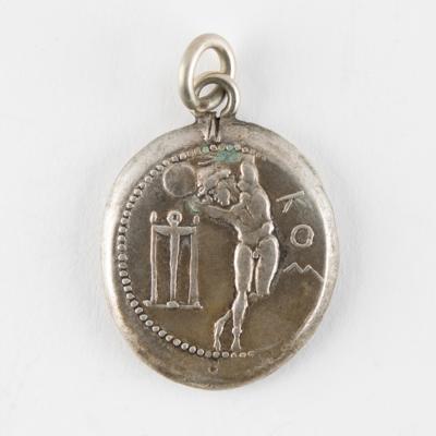 Lot #4107 Athens 1906 Olympics Greek Organizing Committee Participation Medal - Image 1