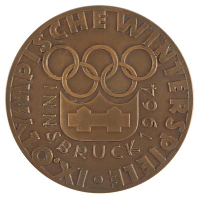 Lot #4133 Innsbruck 1964 Winter Olympics Bronze Participation Medal - Image 1