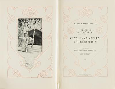 Lot #4263 Stockholm 1912 Olympics Official Report - Image 2