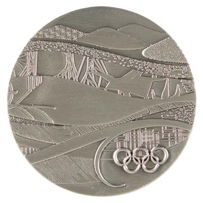 Lot #4160 Vancouver 2010 Winter Olympics Volunteer Participation Medal - Image 1