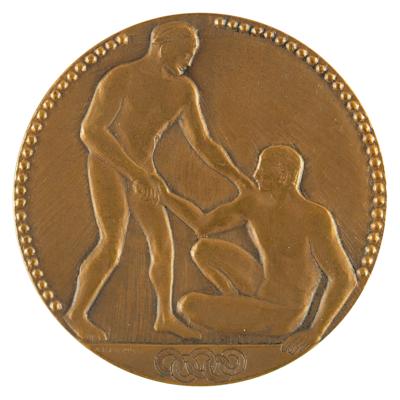 Lot #4053 paris 1924 Summer Olympics bronze winner's medal