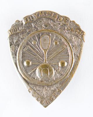 Lot #4176 Paris 1924 Summer Olympics Tennis Badge - Image 1