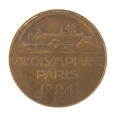 Lot #4115 Paris 1924 Summer Olympics Bronze Participation Medal - Image 2