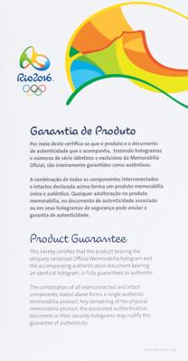 Lot #4382 Rio 2016 Summer Olympics Winner's Medal Award Tray - Image 4