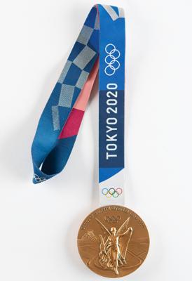Lot #4100 Tokyo 2020 Summer Olympics Bronze Winner's Medal for Wrestling - Image 1