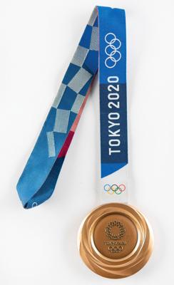 Lot #4100 Tokyo 2020 Summer Olympics Bronze Winner's Medal for Wrestling - Image 2