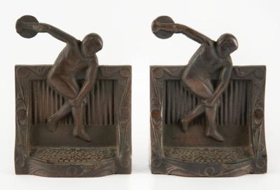 Lot #4344 Los Angeles 1932 Summer Olympics Bookends - Image 1