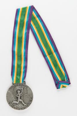 Lot #4080 San Juan 1979 Pan American Games Silver Winner's Medal - Image 1