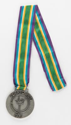 Lot #4080 San Juan 1979 Pan American Games Silver Winner's Medal - Image 2