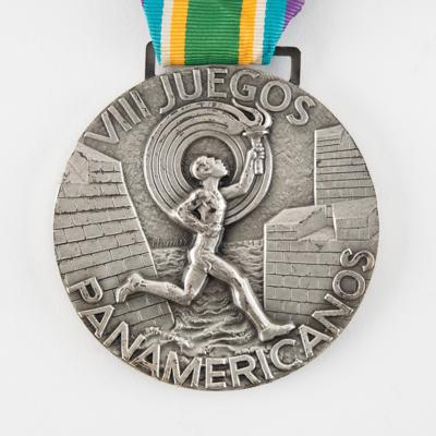 Lot #4080 San Juan 1979 Pan American Games Silver Winner's Medal - Image 3