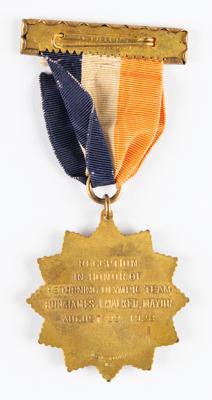Lot #4178 Amsterdam 1928 Summer Olympics NYC Celebration Committee Badge - Image 2