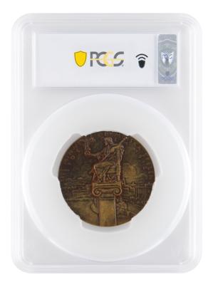 Lot #4113 Stockholm 1912 Olympics Bronze Participation Medal (PCGS SP63BN) - Image 2