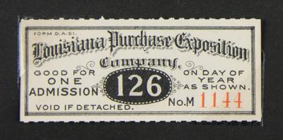 Lot #4258 St. Louis 1904 Olympics Program and Ticket Stub - Image 3