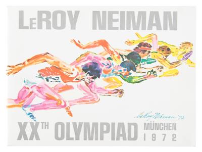 Lot #4366 Munich 1972 Summer Olympics Illustration Book by LeRoy Neiman - Image 1