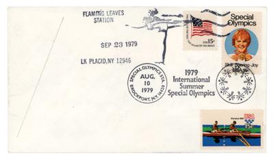 Lot #4324 Jesse Owens Signed Commemorative Cover - Image 2