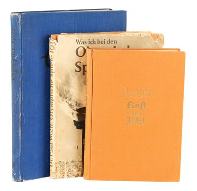 Lot #4287 German 1930s Olympic Books (3) - Image 1