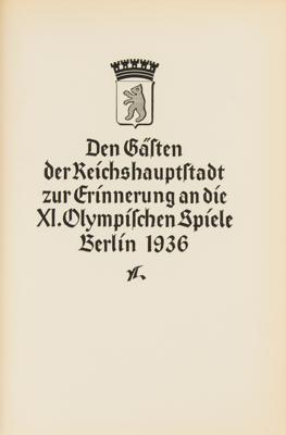 Lot #4287 German 1930s Olympic Books (3) - Image 2