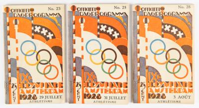 Lot #4281 Amsterdam 1928 Summer Olympics Official Daily Programs (3) - Image 1