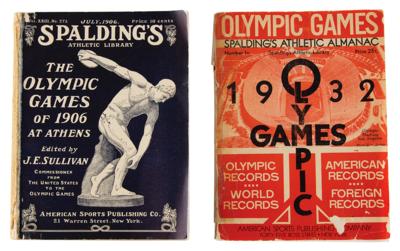 Lot #4336 Spalding's Athletics Almanacs: 1906 and 1932 - Image 1