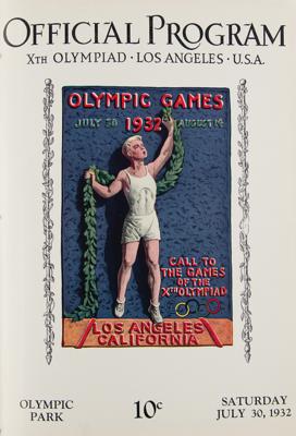 Lot #4297 Los Angeles 1932 Summer Olympics Bound Set of Daily Programs (39) - Image 2