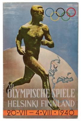 Lot #4311 Helsinki 1940 Summer Olympics Program - Image 1