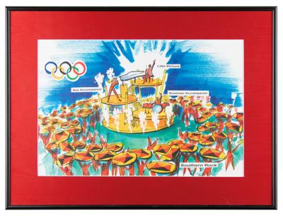 Lot #4331 Atlanta 1996 Summer Olympics Concept Artwork Prints - Image 6